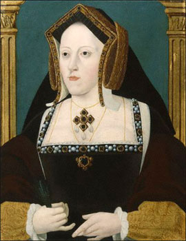 Portrait of Catherine of Aragon.