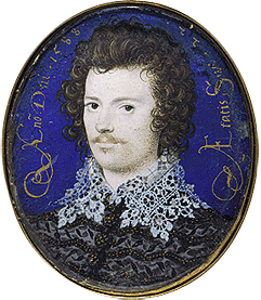 Portrait of Robert Devereux, 2nd Earl of Essex, 1588, by Nicholas Hilliard. Metropolitan Museum.