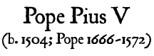 Pope Pius V