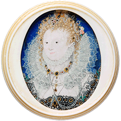 Queen Elizabeth I miniature by Nicholas Hilliard, c.1595