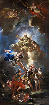 Luca Giordano, Divine Wisdom, 1682-5.