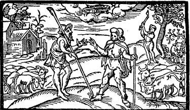 Woodcut from 'Shepheards Calender', February