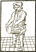 Woodcut of Tarleton