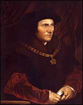 Sir Thomas More, 16th c. After Hans Holbein, the Younger. NPG.