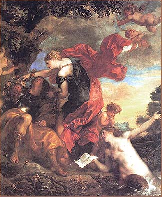 Van Dyck.  Rinaldo and Armida. 1625.